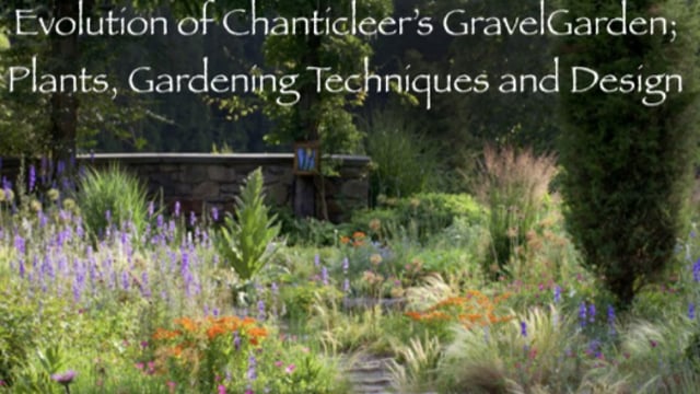 Lisa Roper in Chanticleer's Gravel Garden