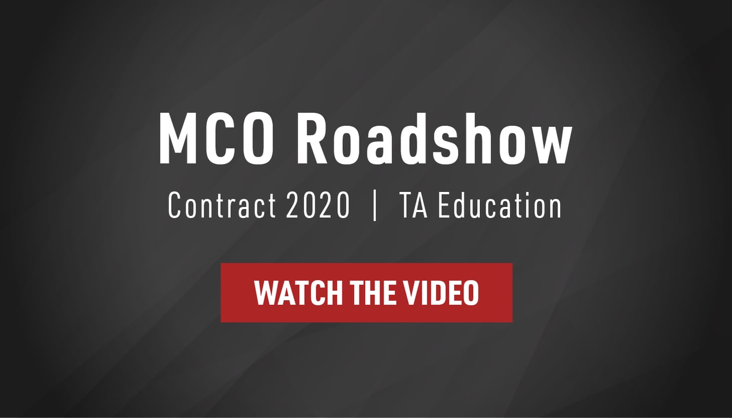 MCO | TA Roadshow