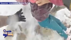 Trooper Saves Little Girl From Frozen River!