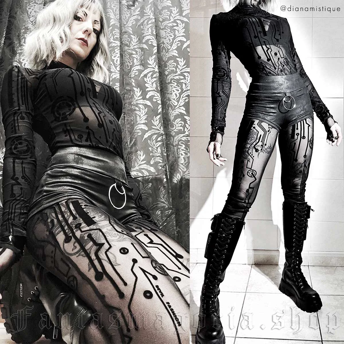 Cyber Ninja Top - Devil Fashion