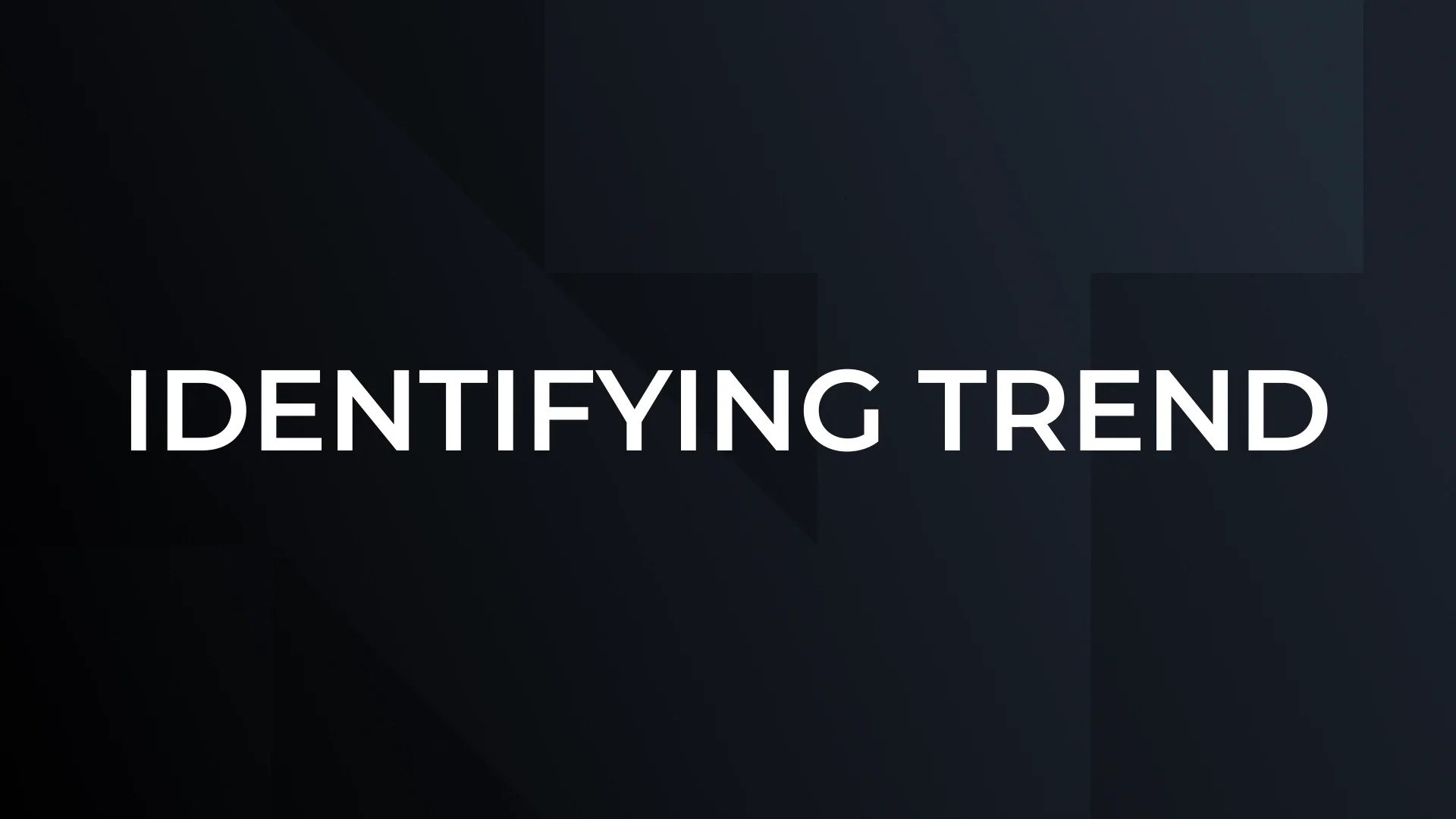 T/A Identifying Trend on Vimeo