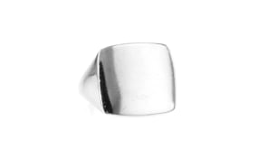 Italian Sterling Silver Personalized Signet Ring