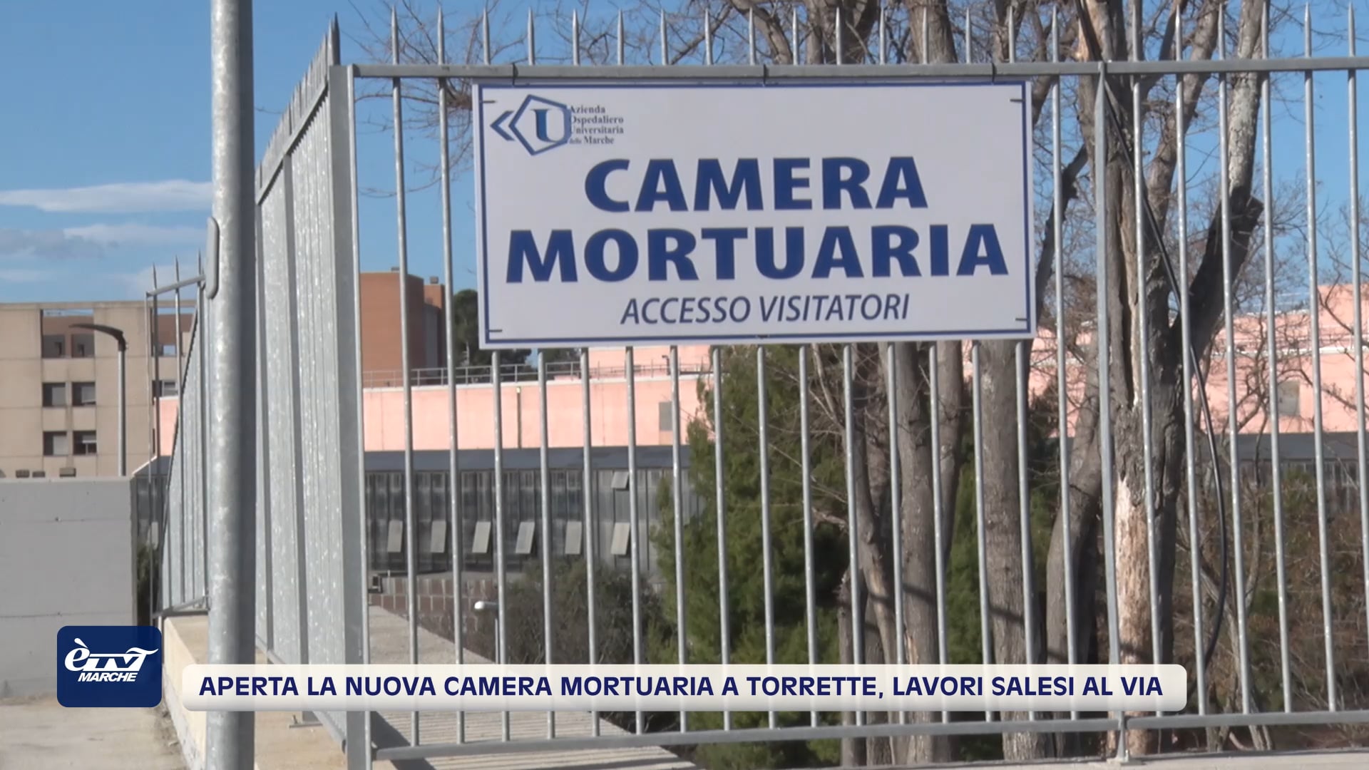 Aperta la nuova camera mortuaria a Torrette, lavori al Salesi al via - VIDEO