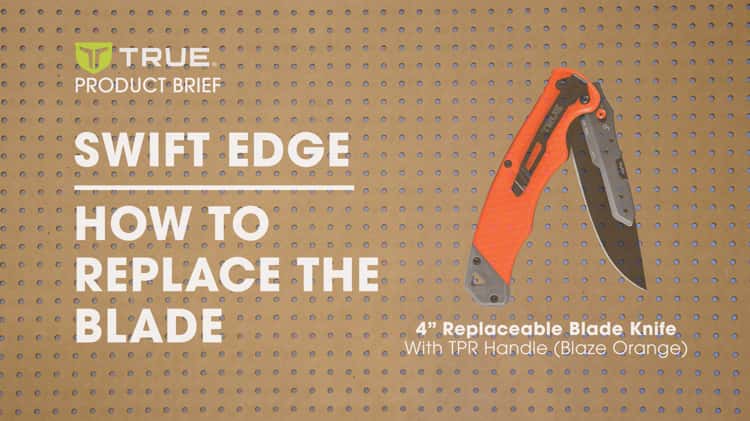 How to replace a TRUE SWIFT EDGE blade - Fish Fillet Kit (TRU-FXK-1000) on  Vimeo