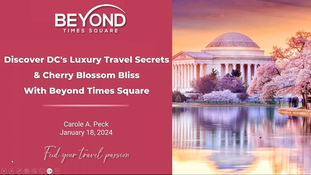 Discover DC's Luxury Travel Secrets & Cherry Blossom Bliss With Beyond Times Square
