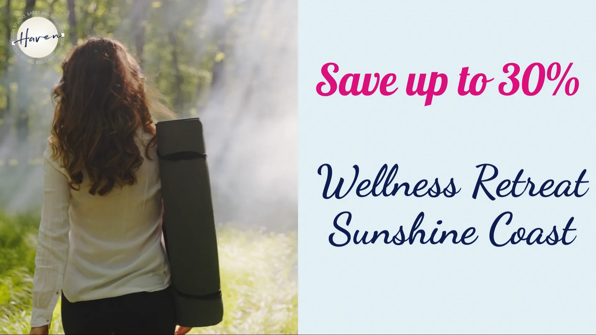 Sunshine Coast Yoga Wellness Retreat Haven Yoga Studio