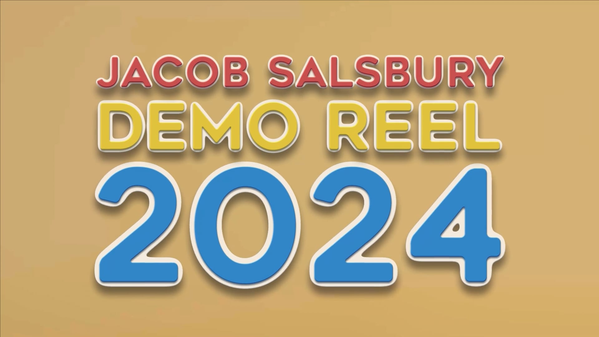 Jacob Salsbury | Animation Demo Reel 2024