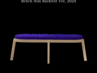 Bench non back Ver,2024