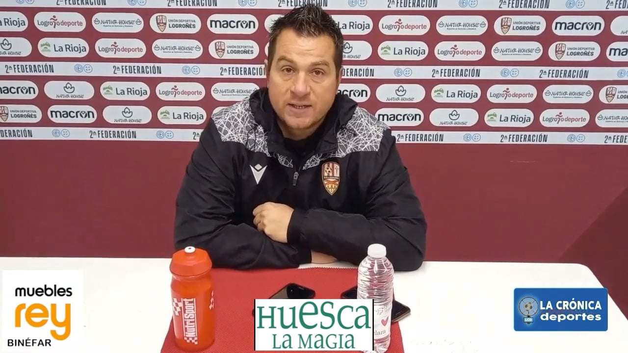 LA PREVIA / UD Logroñés - UD Barbastro / DIEGO MARTÍNEZ (Entrenador Logroñés) Jor. 19 - Segunda Rfef / Fuente: YouTube UD Logroñés