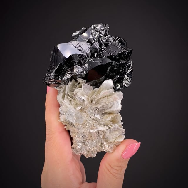 Cassiterite on Muscovite