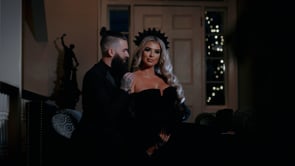 Til' Death: Marina and Jimmy's Gothic Wedding at David's Country Inn