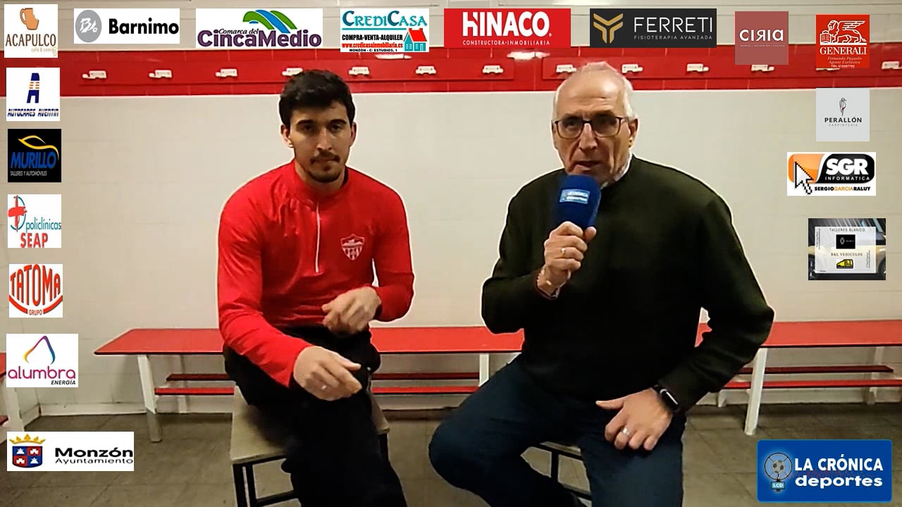 LA PREVIA / Binefar - At.Monzón Alumbra / J 17 / Carlos Valencia (Jugador  At Monzón) 3ª División