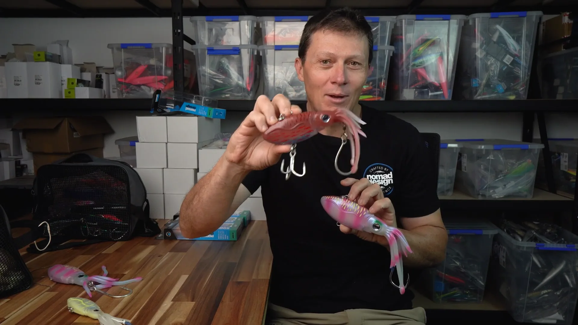 Nomad Design Squidtrex 220 Squid Jig/Vibe Lure - 9 Inch — Discount