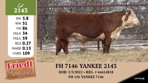 Lot #2143 - FH 7146 YANKEE 2143