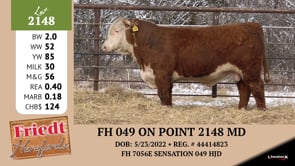 Lot #2148 - FH 049 ON POINT 2148 MD