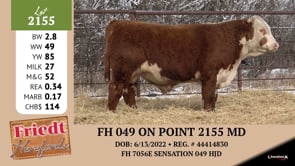 Lot #2155 - FH 049 ON POINT 2155 MD