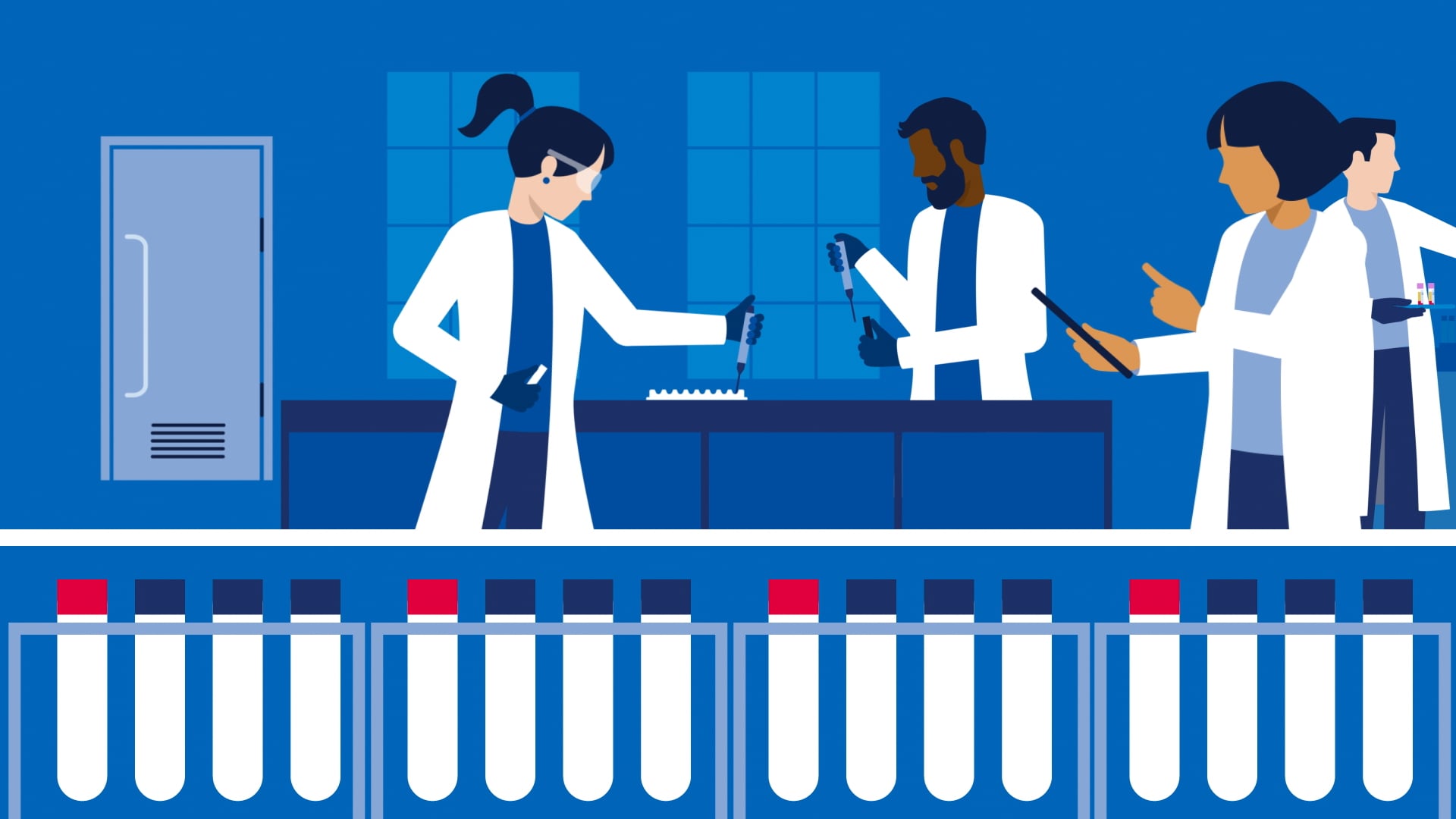 QIAGEN CSA - Respi x NeuMoDx 2D Character Animation