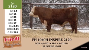 Lot #2120 - FH 1040H INSPIRE 2120