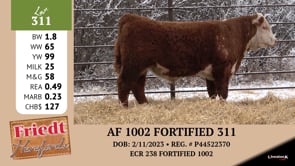 Lot #311 - AF 1002 FORTIFIED 311