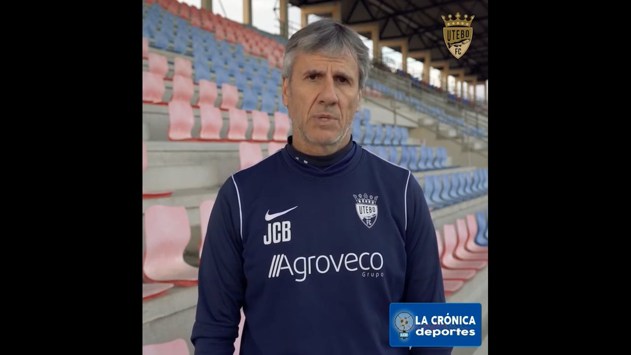 LA PREVIA / CF Utebo - Bilbao Ath / JUAN CARLOS BELTRÁN (Entrenador Utebo) Jor. 19 - Segunda Rfef / Fuente: Facebook CF Utebo