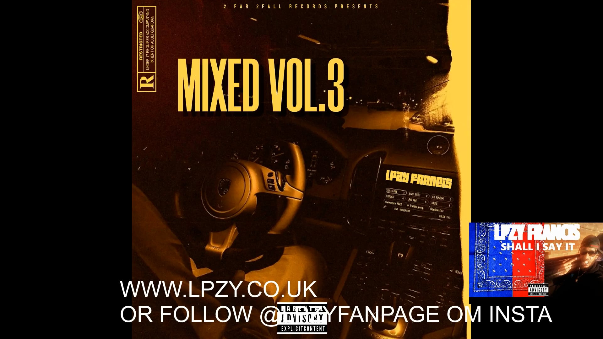 Lpzy Francis - Mixed Vol.3 (Full Mixtape)