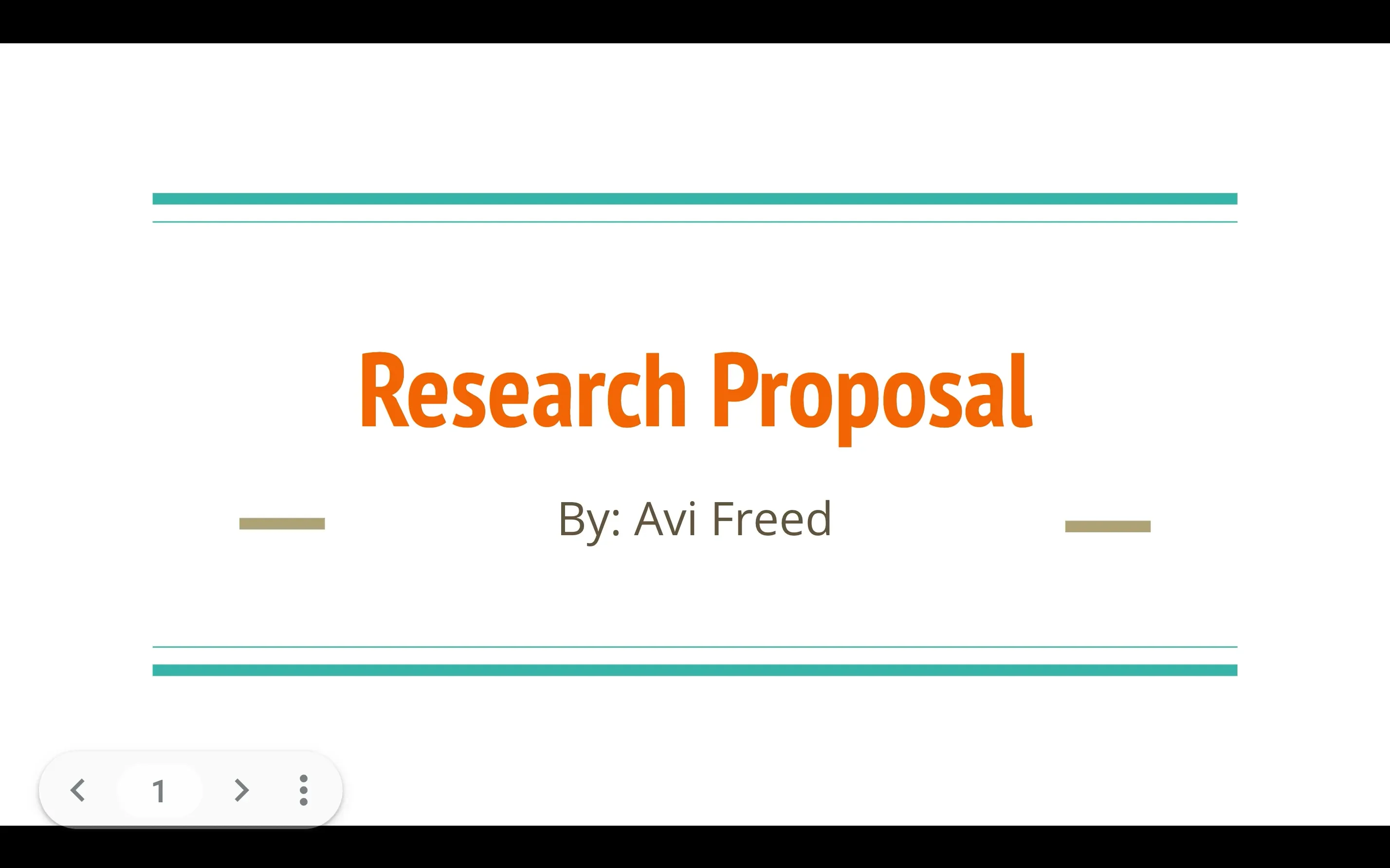 COMP 2000: Research Proposal on Vimeo