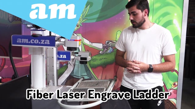 Fiber Laser Engraving Large Object Test on Ladder and Why Need to Brand All Company Assets