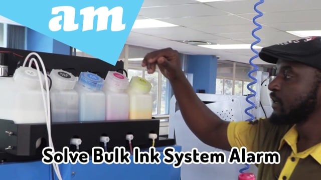 Why Bulk Ink System Gives Alarm, Ink Low Level Alarm and Waste Tank High Level Alarm Explained