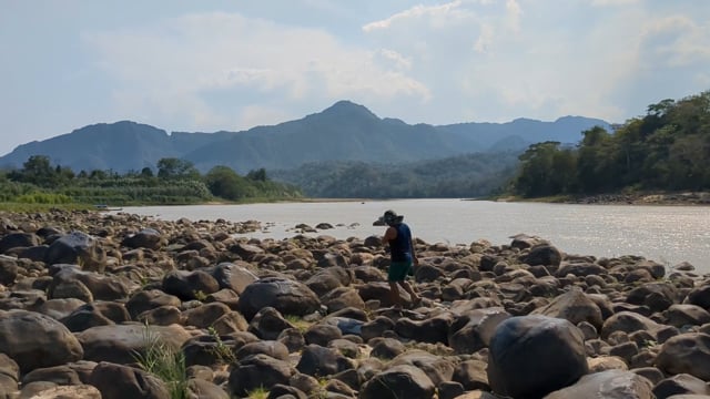 Beni River drought in Cachichira