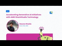 Accelerating Generative AI initiatives with AMD SharkStudio Technology