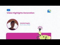 Video Highlights Generation
