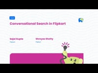 Conversational Search in Flipkart