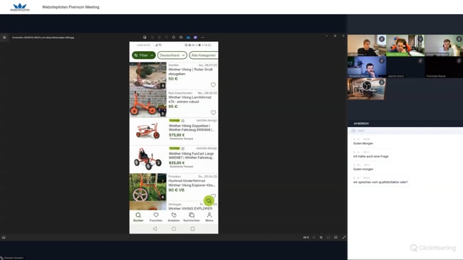 Shop-System- & Serverwechsel, Einfluss von Gebotsstrategien, Qualitätsfaktor, Landingpage, Google Ads Anzeigen bei kleinanzeigen.de, Umgang ,mit FAQ, Kampagnen anhalten & UTM-Parameter im Tracking mit Michael Klein vom 22.01.23