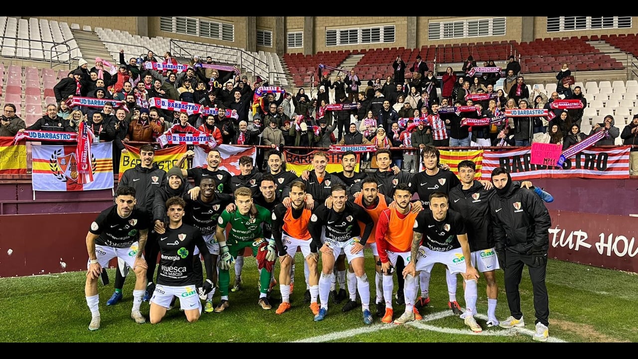 UN DÍA IMPRESIONANTE (Más de 200 Aficionados se Desplazaron a Logroño para animar a la Unión) 21.01.2024 / Fuente: Instagram UD Barbastro