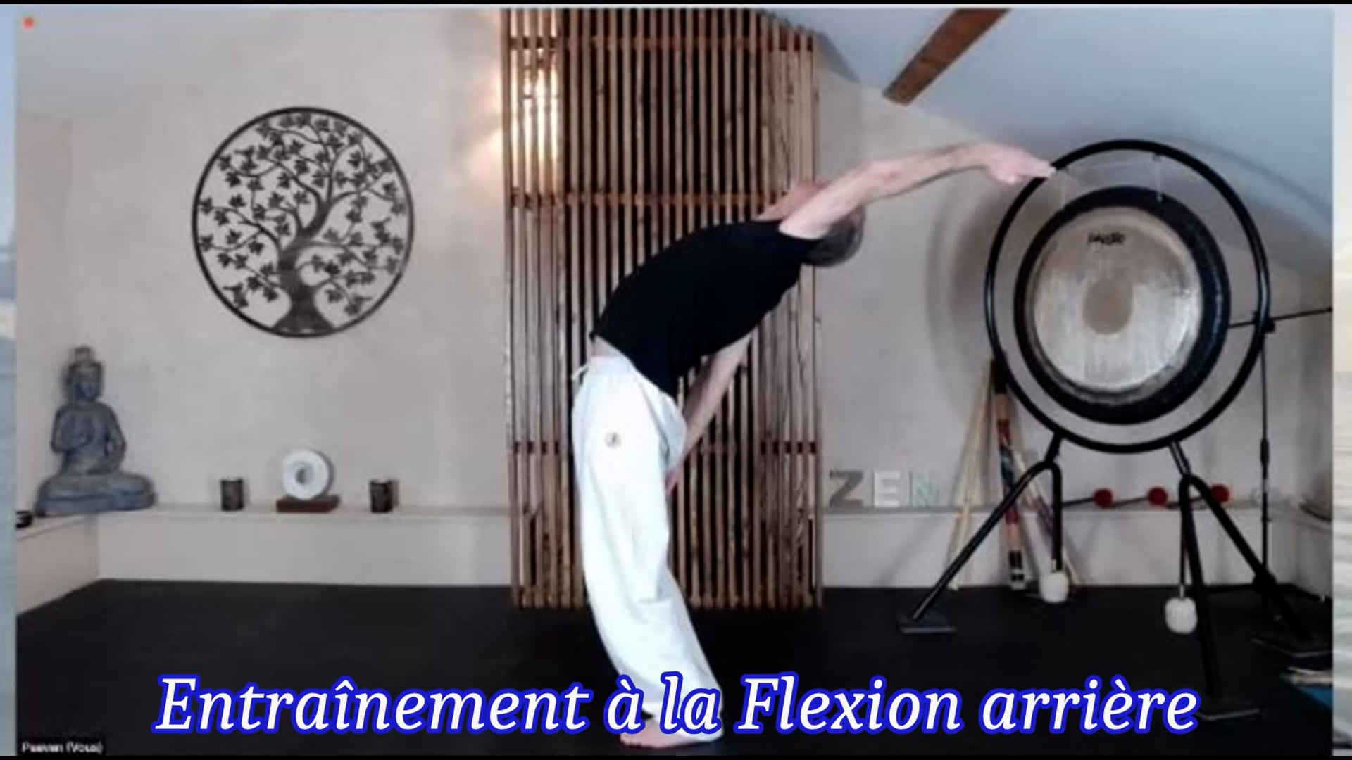 Entraînement à la flexion arrière