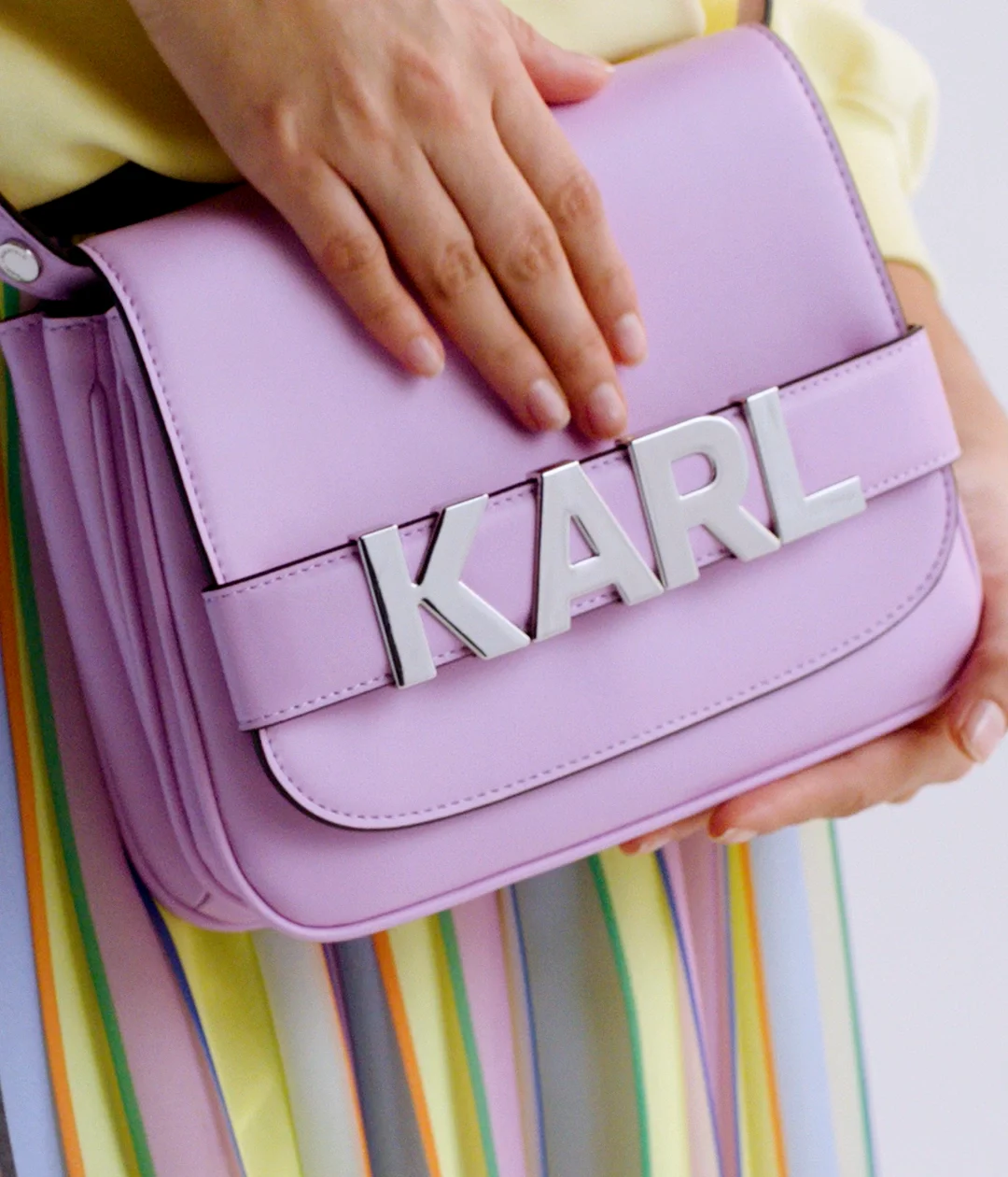 Karl lagerfeld lilac crossbody super cute nwts outlet