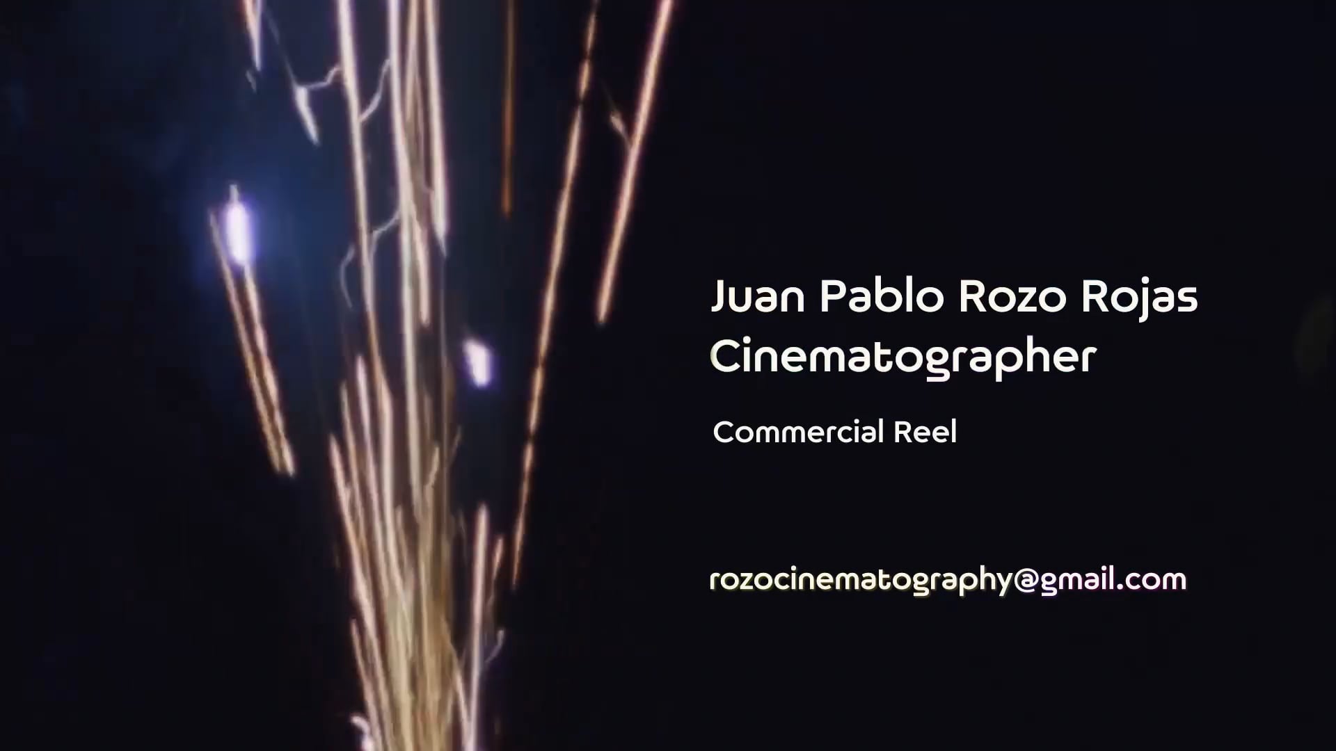 Pablo Rozo Cinematography reel  (Commercial)