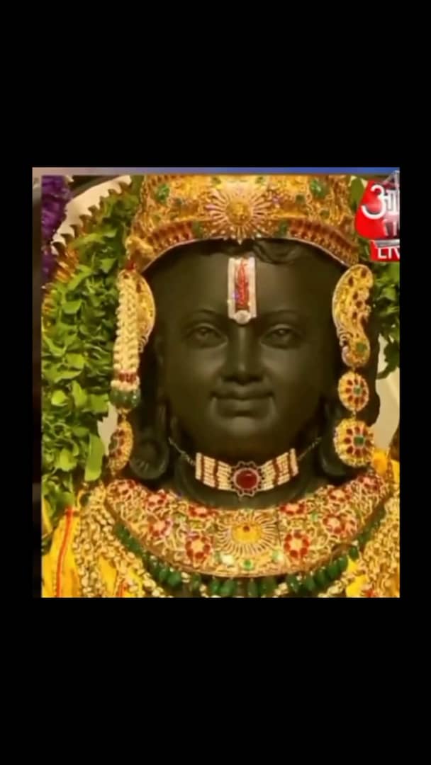 The Idol Of Lord Rama,, Ayodhya Ram Temple on Vimeo