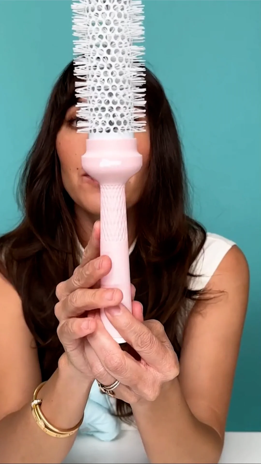 【ANGLAN】Round Brush Hair Knit Amazon.com : BANGMENG Round Barrel Anti-Static Hair Brush