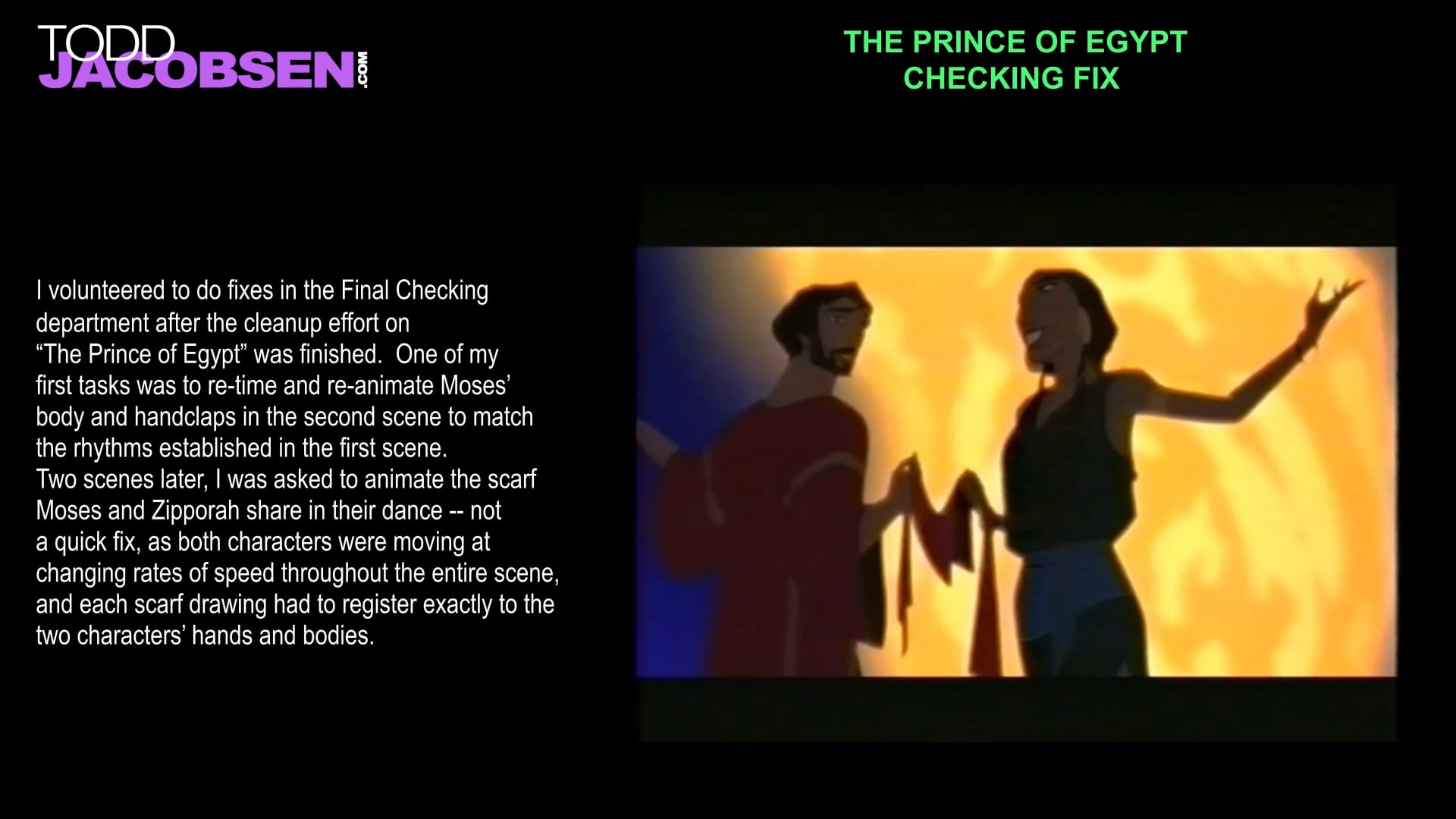 The Prince of Egypt (Checking Fix)