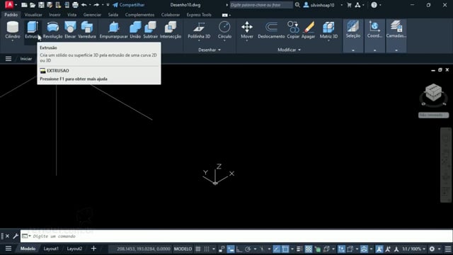 M3A5 - Criando um Flange 3D com Extrusão