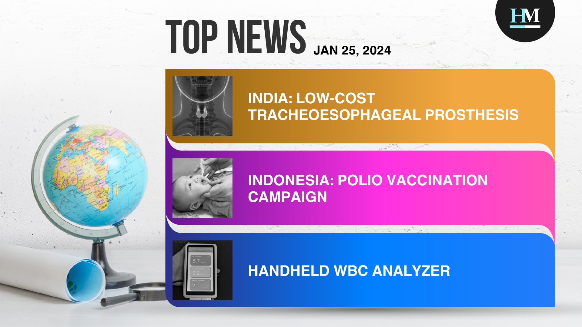 Indian Researchers Develop Low-cost Tracheoesophageal Prosthesis, and More