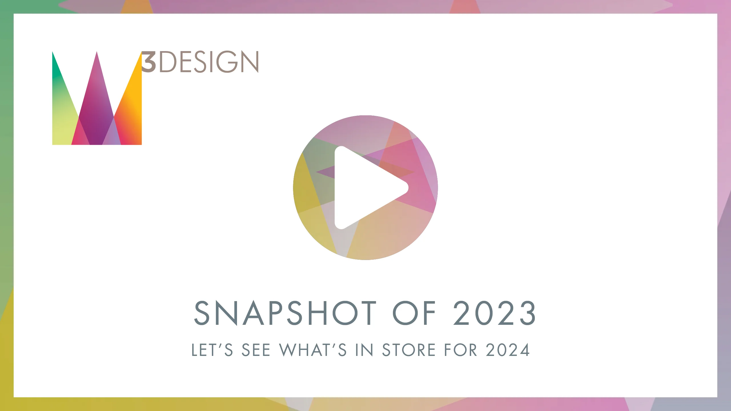 W3 Design 2023 Snapshot on Vimeo