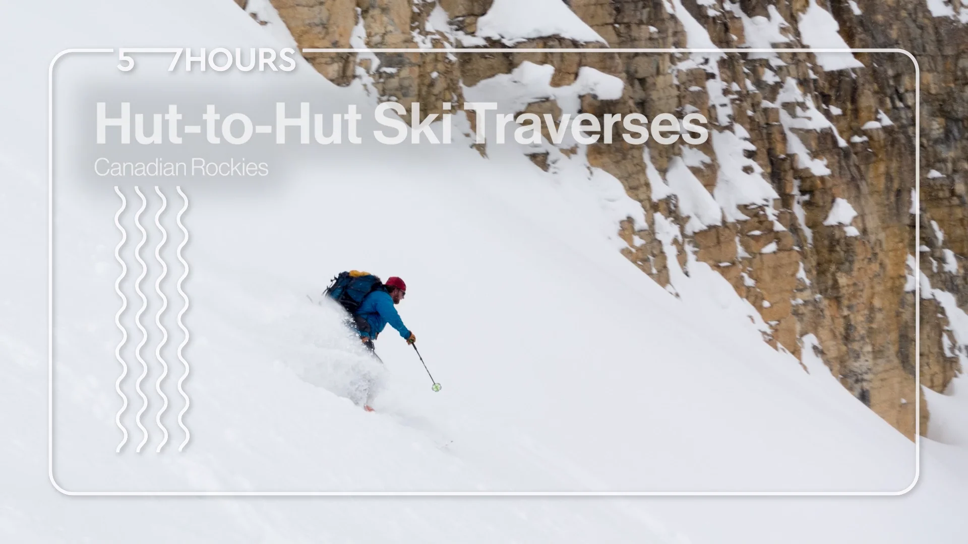 Guided Backcountry Skiing in Bow-Yoho Traverse 57hours