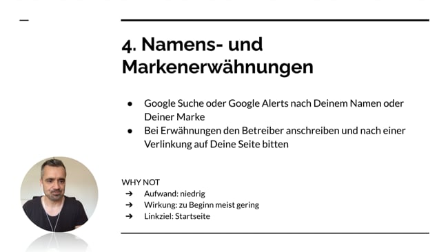 Strategie #4: Namens- und Markenerwähnungen
