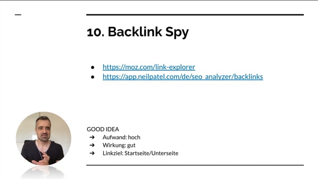 Strattegie #10: Backlink Spy