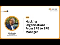 Hacking organizations - from SRE to SRE manager
