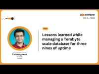 MySql war stories - Lessons learned while managing a Terabyte scale database for three nines of uptime