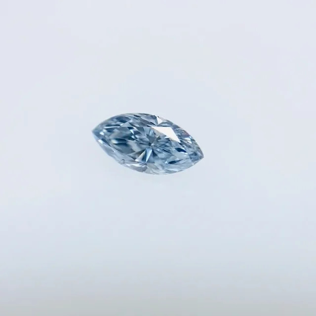 FANCY INTENSE BLUE 天然ブルーダイヤモンド 0.122ct MQ/RT2498/CGL/GIA