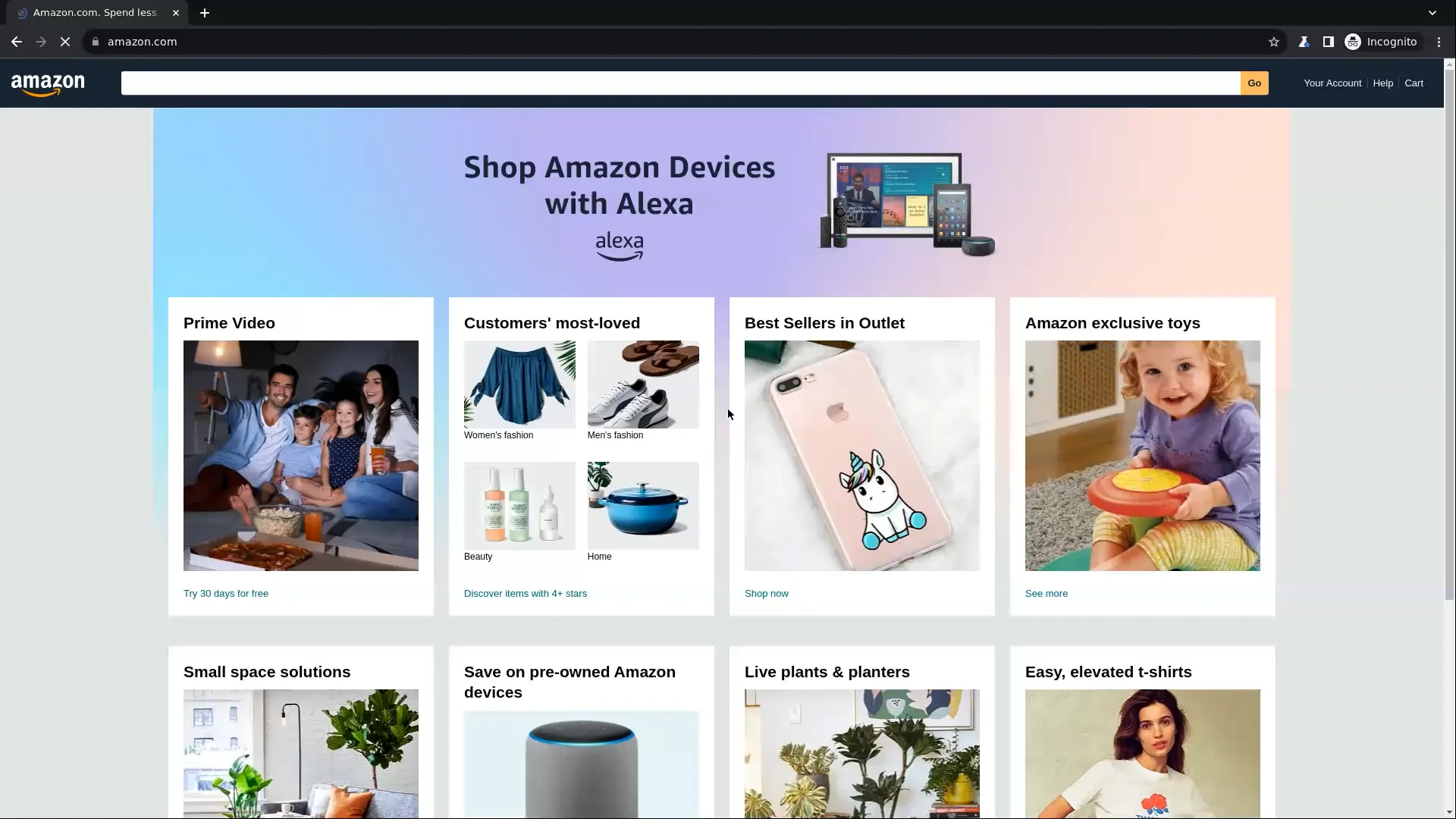 Amazon test on Vimeo